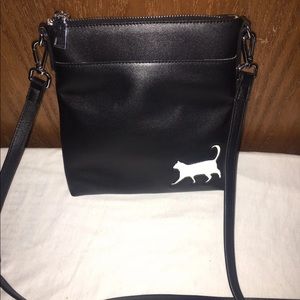 Black cat crossbody